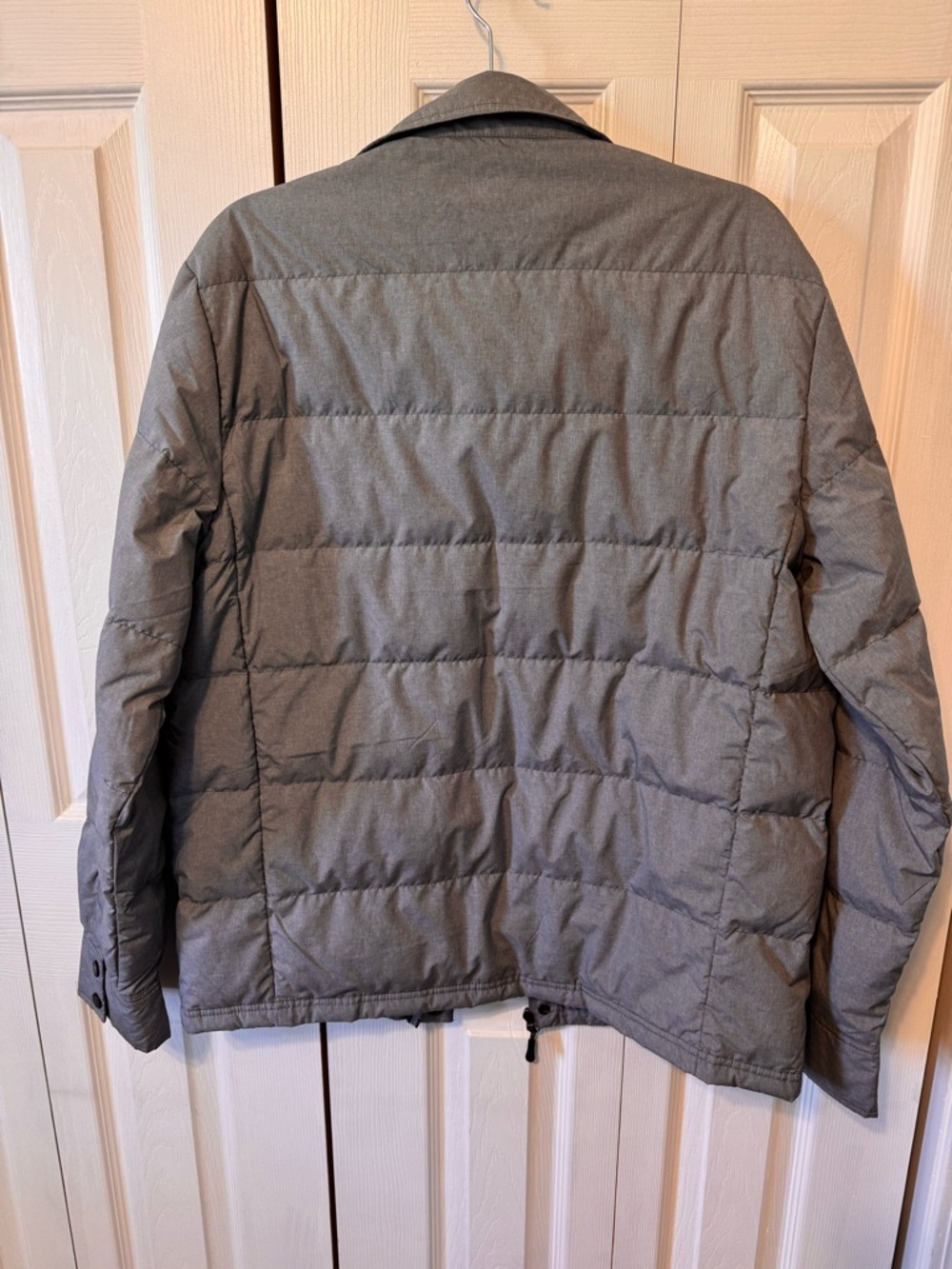 32 Degrees Heat Men's Gray Quilted Puffer Jacket Lightweight Size Medium - Picture 6 of 11